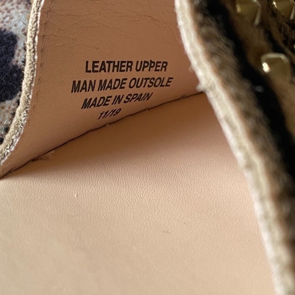 CARVELA Leather Animal Print Mules Made of Calf’s Studded Platform Mule… - Picture 3 of 12